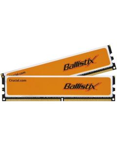Crucial Technology BL2KIT12864AA80A 2GB Kit 1GBx2 Ballistix 240-Pin DIMM4-4-4-12 Unbuffered Non-ECC DDR2-800 2.0V DDR2 PC2-6400 Memory Module