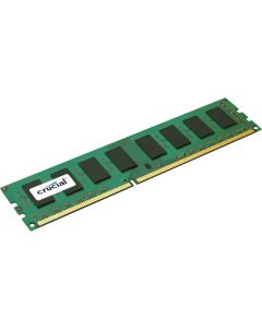 Crucial 2GB Single DDR3 1066 MT/s (PC3-8500) CL7 Unbuffered UDIMM 240-Pin Desktop Memory Module CT25664BA1067