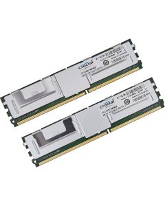 Crucial 8GB Kit (4GBx2) DDR2-667MHz (PC2-5300) CL5 Fully Buffered ECC FBDIMM Server Memory CT2KIT51272AF667 / CT2CP51272AF667